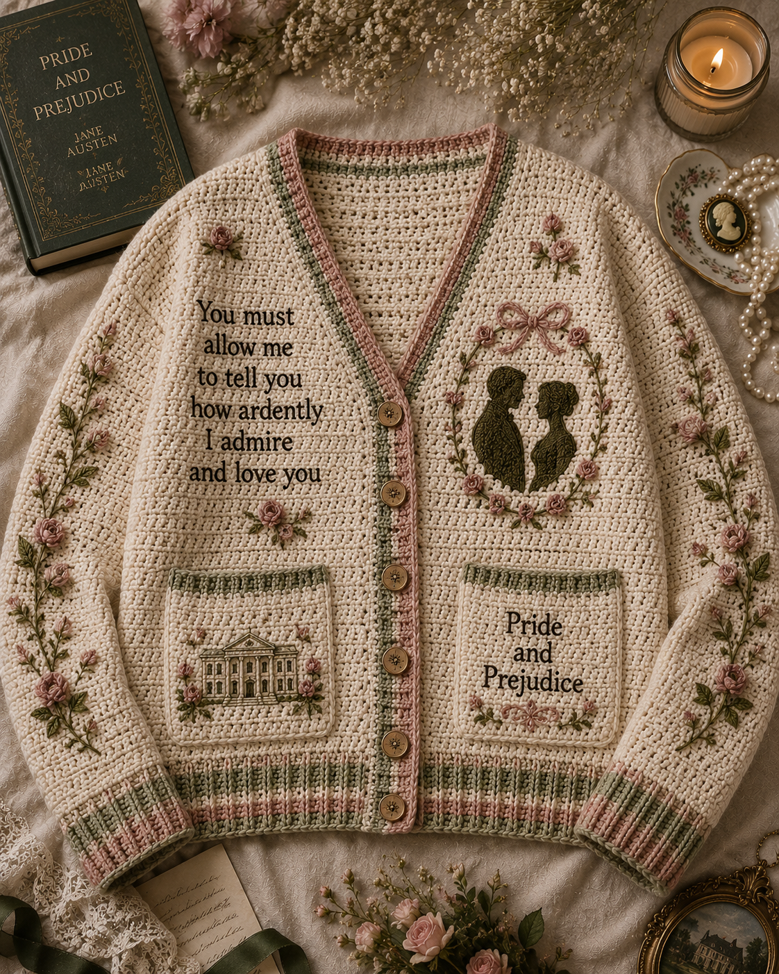 Handmade Book Cardigan - Image 3