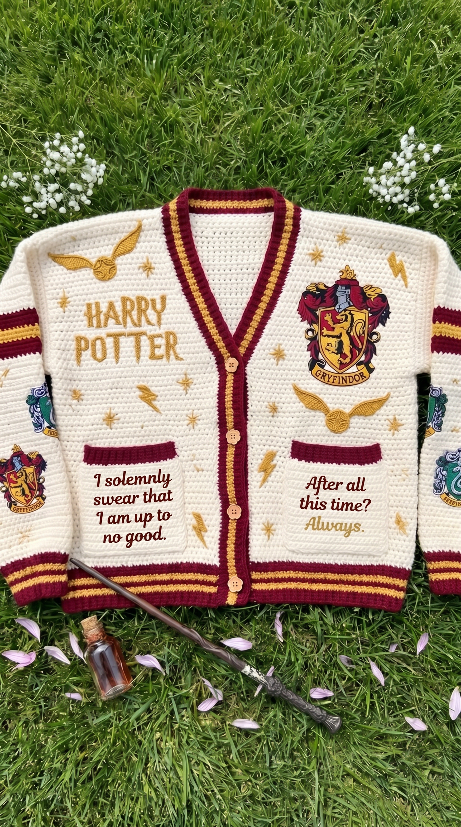 Handmade Book Cardigan - Image 5