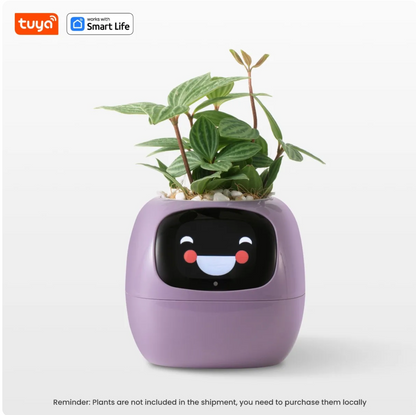 Leaf Pal smart planter - Purple